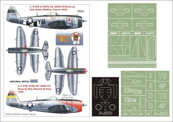 Montex K48143 P-47D Bubbletop 1/48