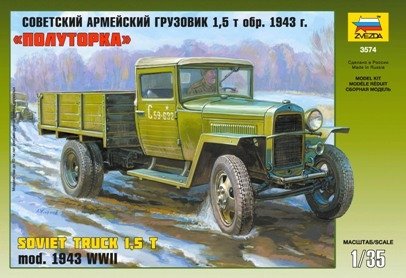 Zvezda 3574 GAZ-MM mod 1943 1/35