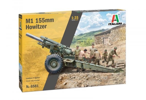 Italeri 6581 M1 155mm Howitzer 1/35