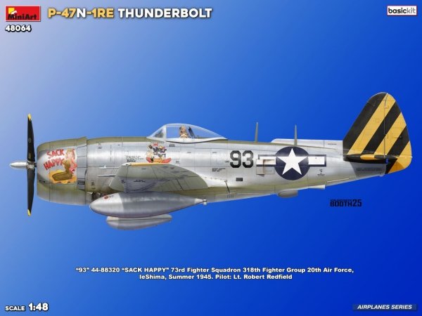 MiniArt 48064 P-47N-1RE THUNDERBOLT BASIC KIT 1/48