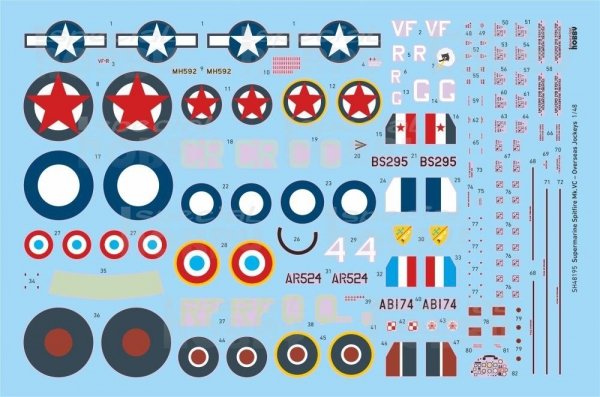 Special Hobby 48195 Supermarine Spitfire Mk. VC 'Overseas Jockeys' 1/48