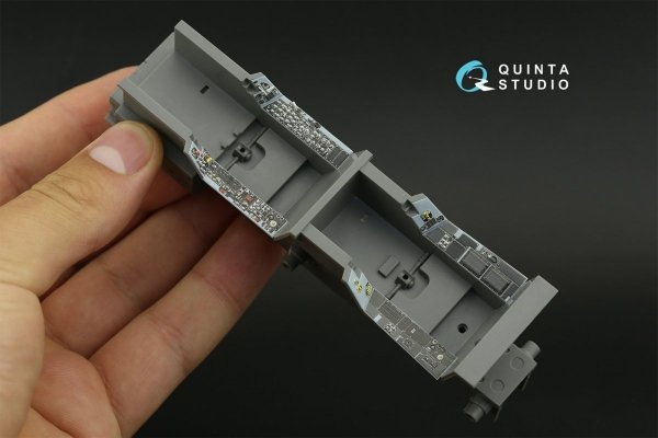 Quinta Studio QDS-32147 F/A-18B Early 3D-Printed &amp; coloured Interior on decal paper (Academy) (Small version) 1/32