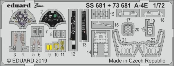 Eduard SS681 A-4E 1/72 HOBBY BOSS
