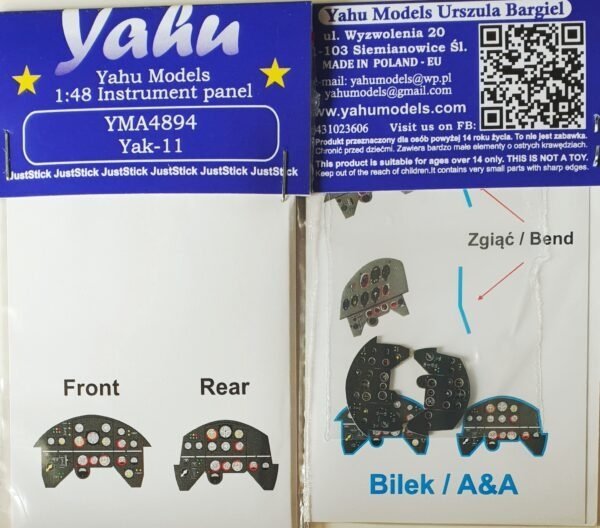Yahu YMA4894 Yak-11 Bilek / A&amp;A 1/48