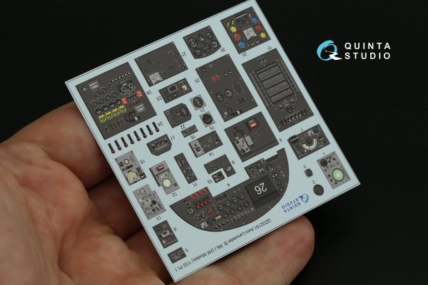 Quinta Studio QD32151 Avro Lancaster B. Mk.I 3D-Printed &amp; coloured Interior on decal paper (HK Model) 1/32