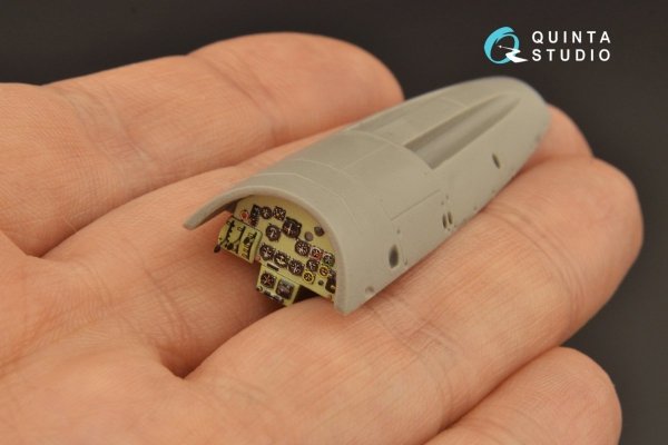 Quinta Studio QD48209 Arado Ar 68 E/F 3D-Printed &amp; coloured Interior on decal paper (Roden) 1/48