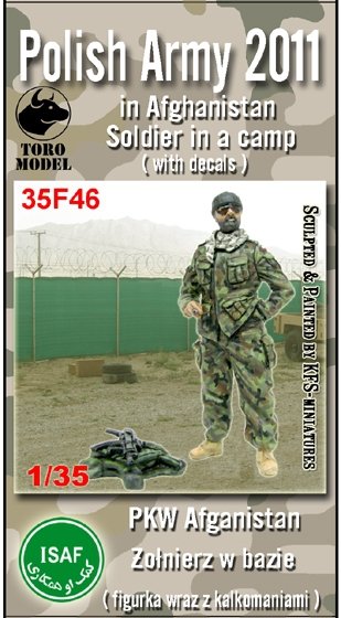 Toro 35F46 PKW Afganistan - Zołnierz w bazie 1/35