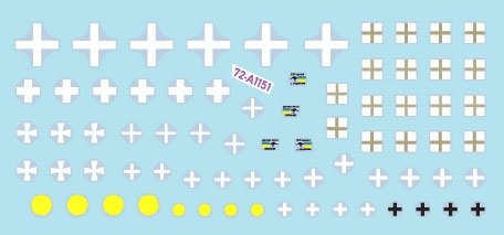 Star Decals 72-A1151 War in Ukraine # 13 Ukrainian Tanks and AFV insignias (II). Some of the many various insignias seen in 2022-23. 1/72