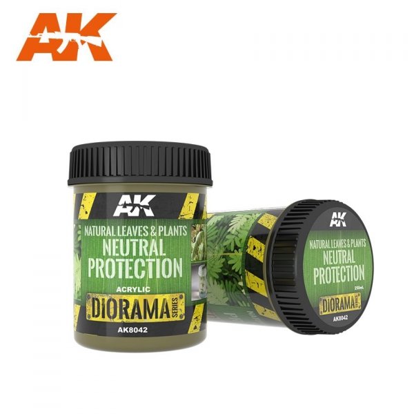 AK Interactive AK8042 NATURAL LEAVES &amp; PLANTS NEUTRAL PROTECTION 250ml