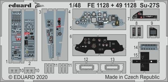 Eduard 491128 Su-27S interior KITTY HAWK 1/48