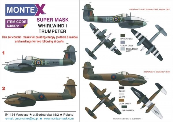 Montex K48372 WHIRLWIND I 1/48