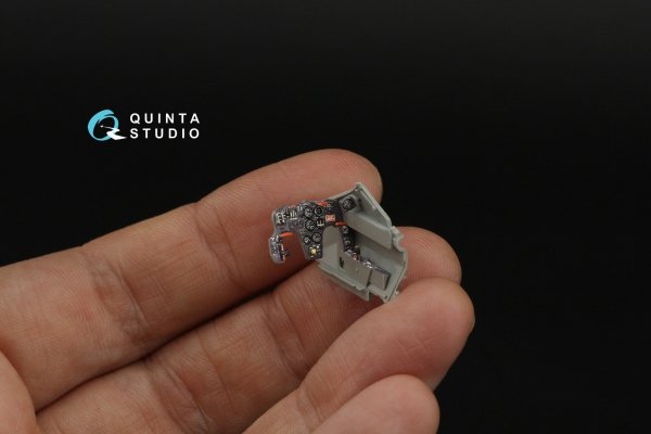 Quinta Studio QD48658 Hs 129B-3 3D-Printed &amp; coloured Interior on decal paper (Takom) 1/48