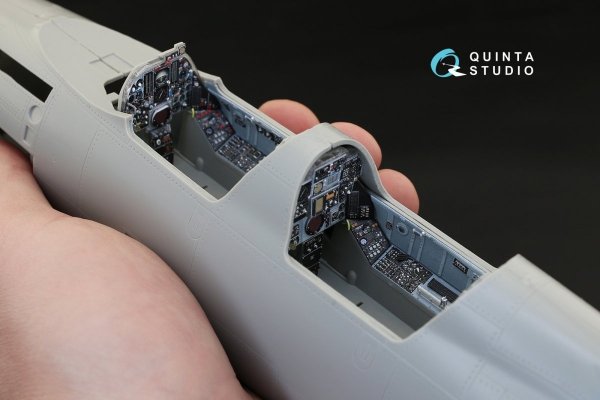 Quinta Studio QD32042 F-105G 3D-Printed &amp; coloured Interior on decal paper (for Trumpeter kit) 1/32