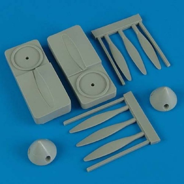 Quickboost QB48381 P-38 Lightning propeller w/tool Hasegawa 1/48