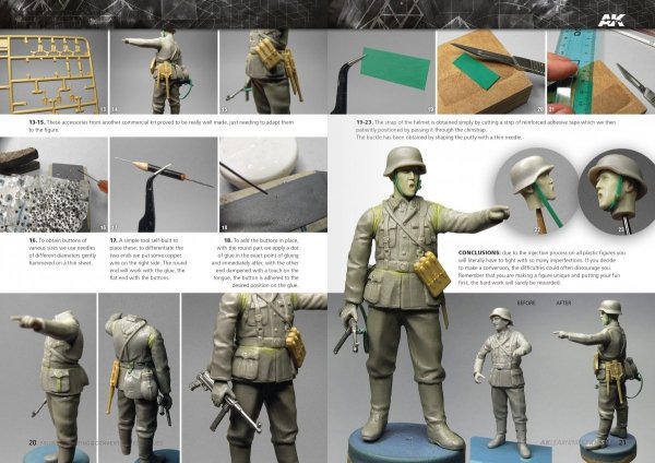 AK Interactive AK512 AK LEARNING 11: FIGURE SCULPTING &amp; CONVERTING TECHNIQUES EN