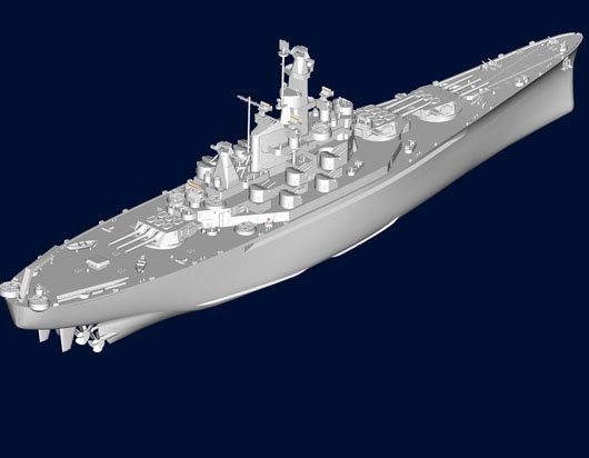 Trumpeter 05762 USS Alabama (BB-60) 1:700