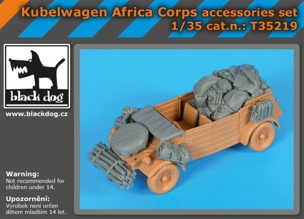 Black Dog T35219 Kübelwagen Africa Corps accessories set 1/35