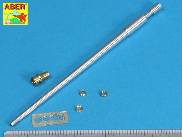 Aber 35L-056N German 7,5cm KwK42L/70 gun barrel with muzzle brake for Panther Ausf. G Late production 1/35