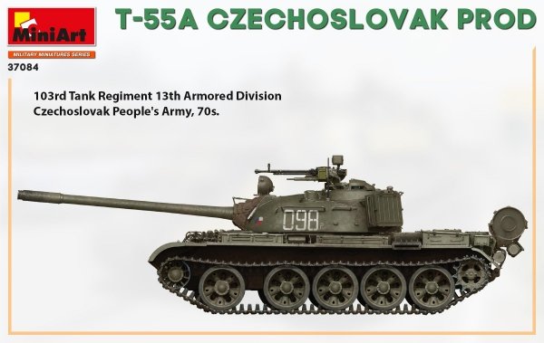 Miniart 37084 T-55A CZECHOSLOVAK PRODUCTION 1/35