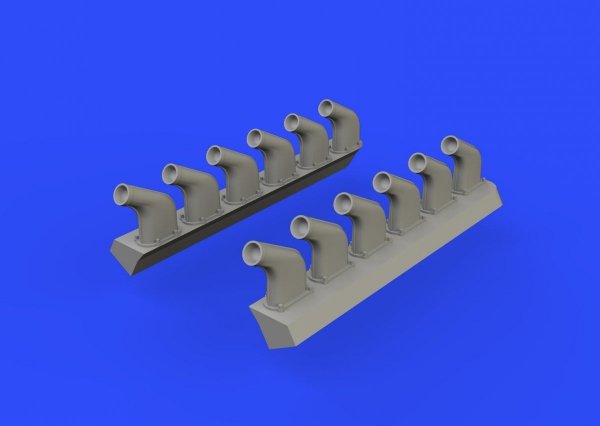 Eduard 648336 P-51D exhaust stacks AIRFIX 1/48