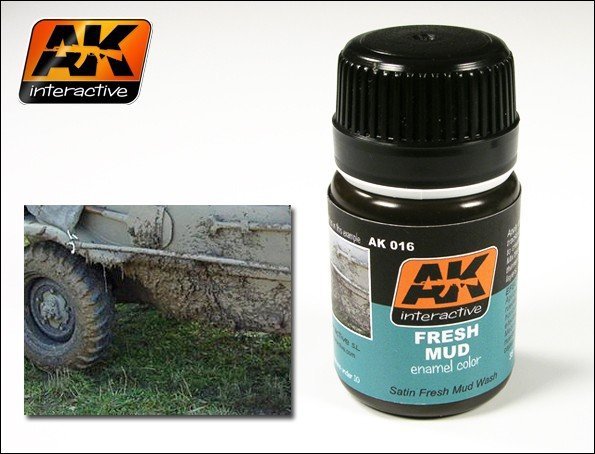 AK Interactive AK016 Fresh Mud 35ml