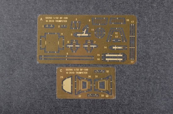 Trumpeter 02297 Messerschmitt Bf 109G-6 (Late) (1:32)