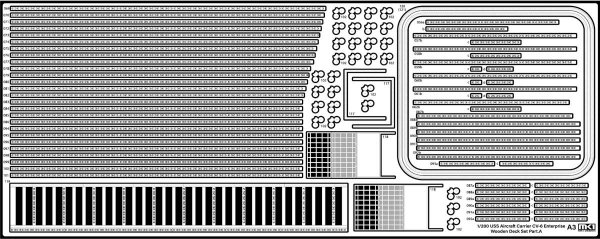 MK1 Design MD-20022 USS CV-6 Enterprise DX with Full Wooden Deck for Trumpeter 1/200