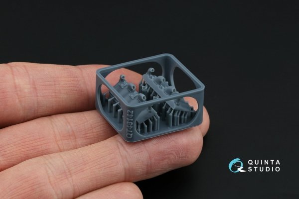 Quinta Studio QT48142 Yak-7B/Yak-9D Ratchet and early Exhaust (Zvezda) 1/48