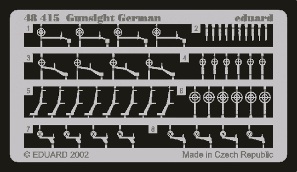 Eduard 48415 Gunsight German 1/48