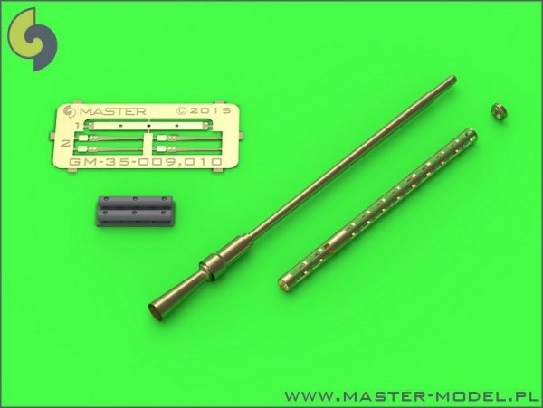 Master GM-35-009 KPV - Russian 14,5mm heavy machine gun - elongated cooling slots - used on ZPU-1/2/4 anti-aircraft systems (1pc) (1:35)