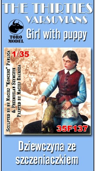 Toro Model 35F137 Dziewczyna Ze Szczeniaczkiem - Lata Trzydzieste 1/35