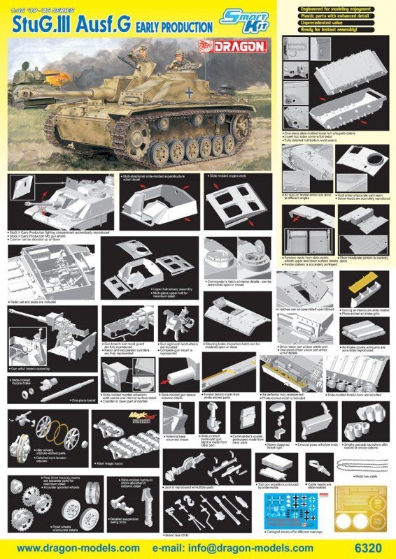 Dragon 6320 StuG. III Ausf. G Early Production (1:35)