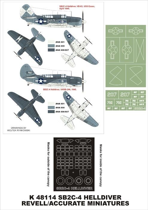 Montex K48114 SB2C-4 Helldiver 1/48