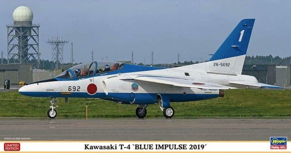 Hasegawa 07480 Kawasaki T-4 &quot;Blue Impulse 2019&quot; 1/48