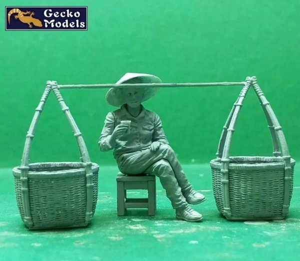 Gecko Models 35GM0123 Saigon Greengrocer 1960s-1970s Figure Set 1/35