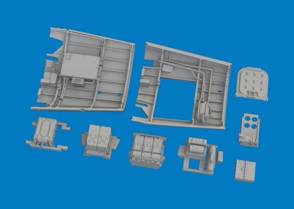 Eduard 6481066 P-40E radio compartment PRINT Eduard 1/48