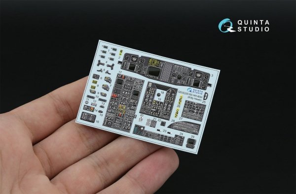 Quinta Studio QD35165 HH-60H Rescue Hawk 3D-Printed &amp; coloured Interior on decal paper (Kitty Hawk) 1/35