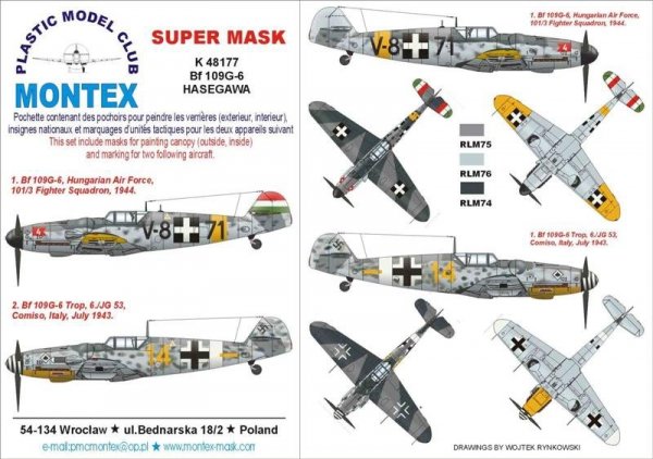 Montex K48177 Bf 109G-6 1/48