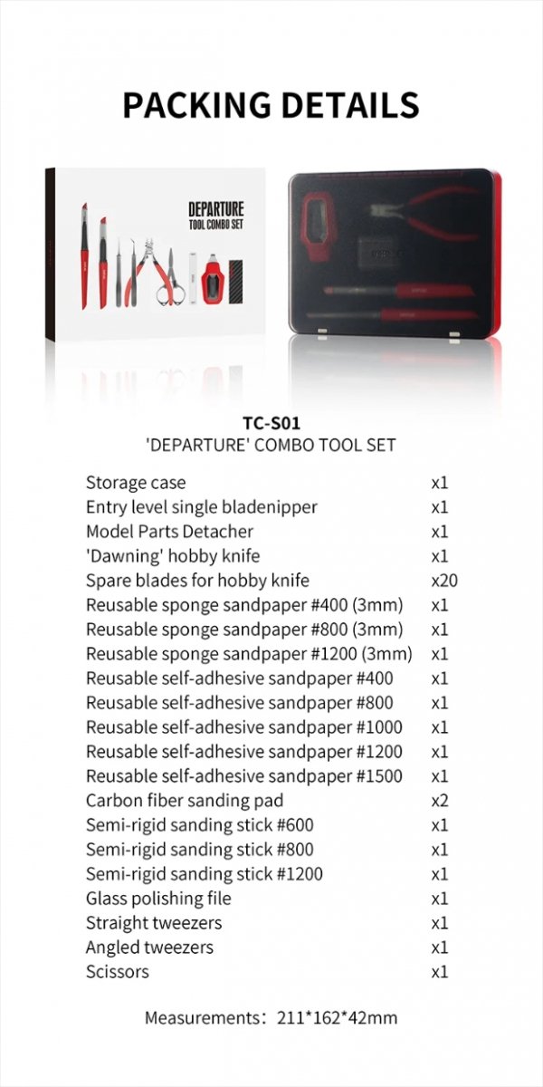 DSPIAE TC-S01 'Departure' Tool Combo Set / Zestaw narzędzi