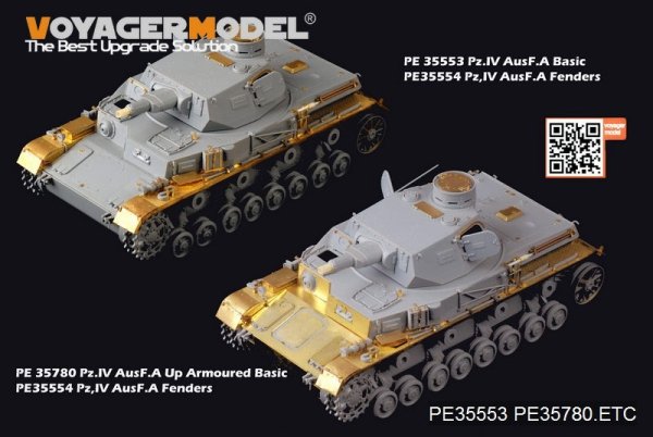 Voyager Model PE35554 WWII German Pz.Kpfw.IV Ausf.A Fenders For DROGON 6747 1/35