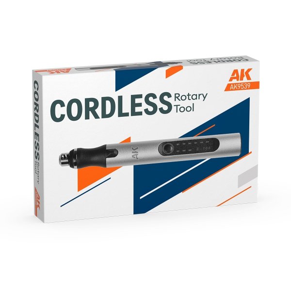 AK Interactive AK9539 CORDLESS ROTARY TOOL with ACCESSORIES