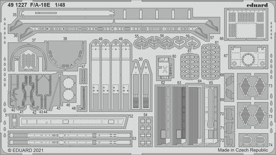 Eduard 491227 F/ A-18E HOBBY BOSS 1/48