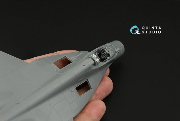 Quinta Studio QD72071 MiG-29 9-12 3D-Printed &amp; coloured Interior on decal paper (GWH) 1/72