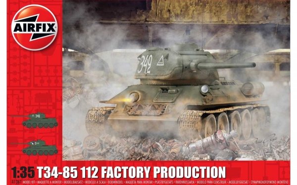 Airfix 1361 T34/85, 112 Factory Production 1/35