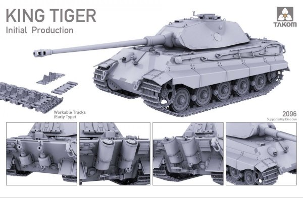 Takom 2096 King Tiger Inital production 1/35