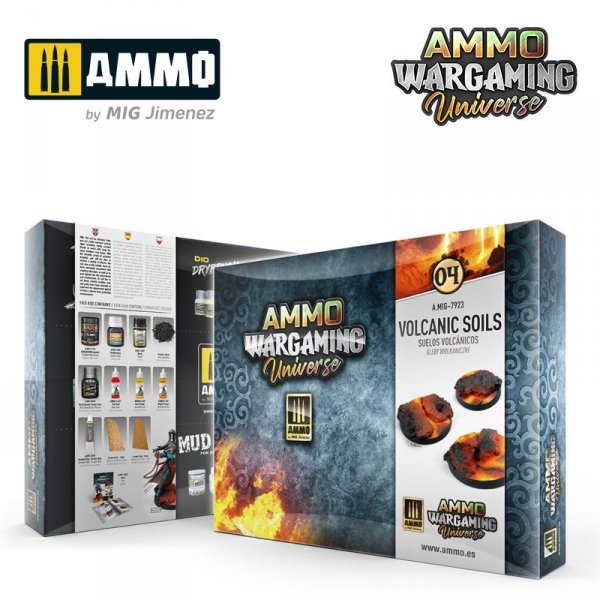 AMMO of Mig Jimenez 7923 AMMO WARGAMING UNIVERSE 04 - Volcanic Soils