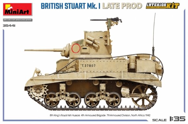 Mini Art 35441 British Stuart Mk. I Late Prod Interior Kit 1/35