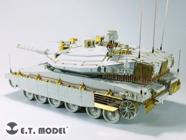 E.T. Model EA35-131 Israel Merkava Mk.4/4 LIC MBT Chains Set For Meng 1/35