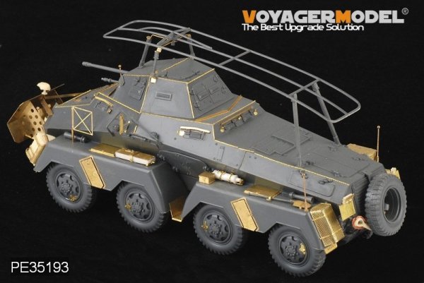 Voyager Model PE35193 WWII German Sd.Kfz.232 8 ROD early version for TAMIYA Kit 1/35
