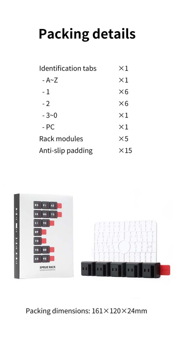 DSPIAE PT-SR Sprue Rack / Stojak na plastikowe ramki